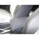 Чехлы на Toyota Allex 2001-2006 г. (черно-серая экокожа/Ромб)
